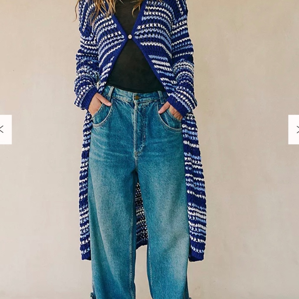 New Without Tag Free People Oversized Cardigan Size XS